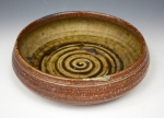 Low Bowl with Green interior 778