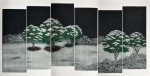 Cold Camellia Road, triptych