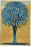 Evening Tree (Blue)