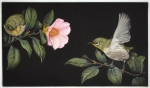Camellia and White Eye - sold
