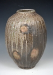 Faceted Vase, Wood and Soda-fired