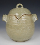 Round Jar with Coil Handles