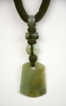 Jade Pendant & Silk Cord Necklace - sold